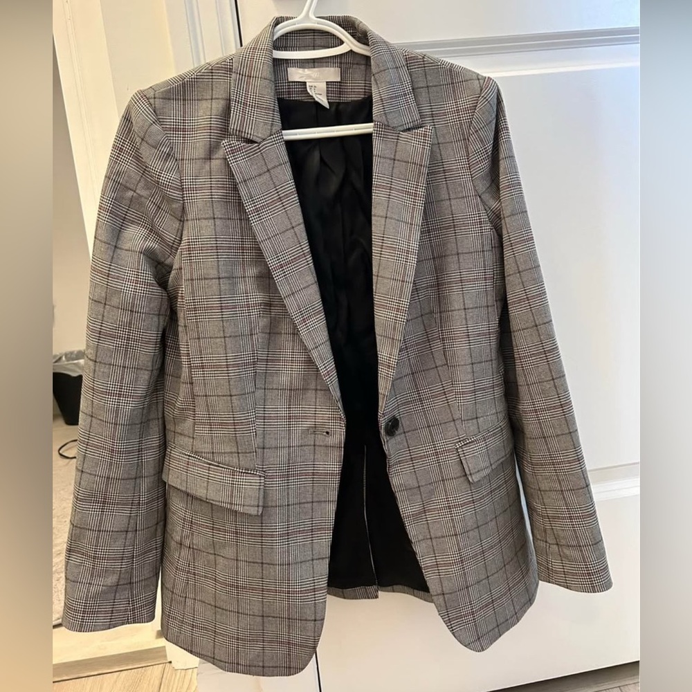 H&M Gray Checkered